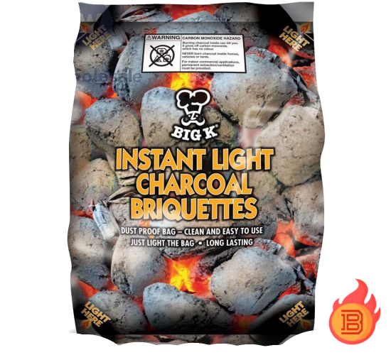 Big K Instant Light Charcoal 1kg Bunree Fuels Ballina